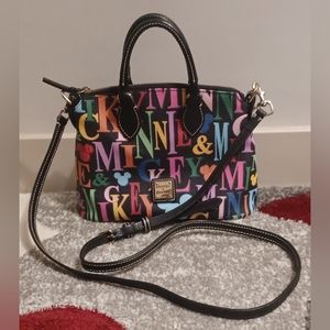 Disney Dooney and Bourke Mickey and Minnie Rainbow Purse